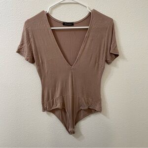 Shinestar bodysuit tan medium